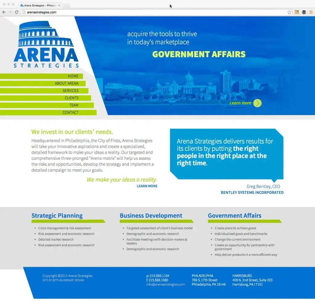 government affairs website