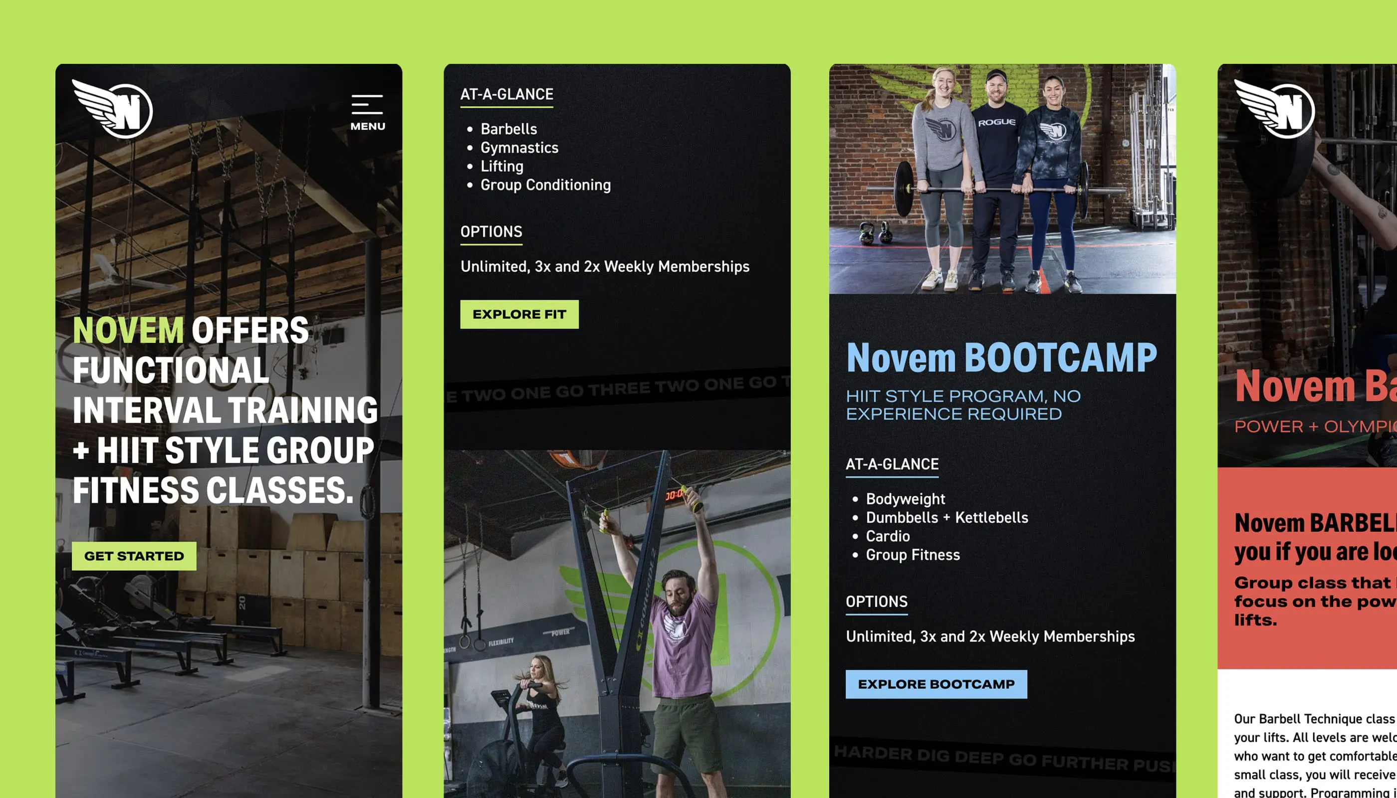 Fitness Gym Website Design