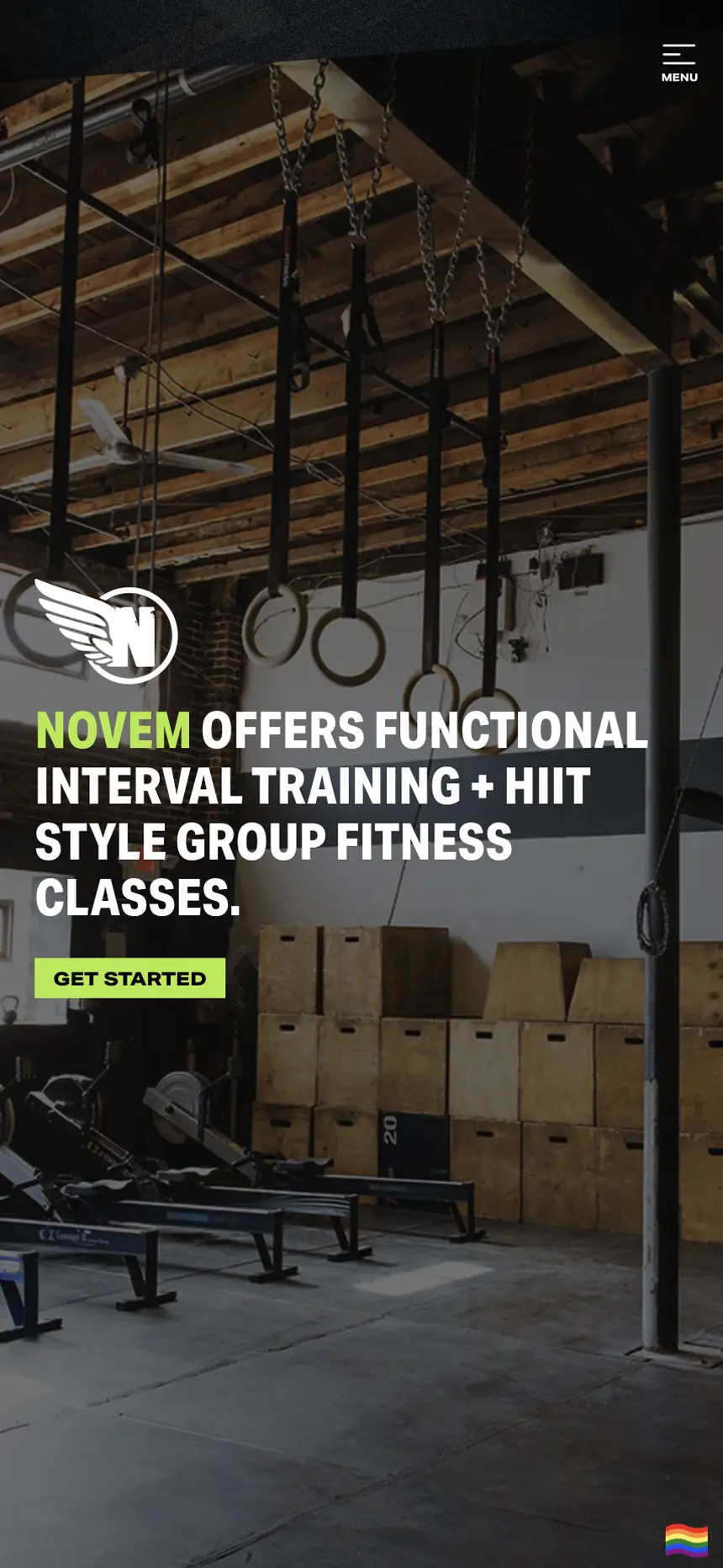 Novem Fit Gym Website Design