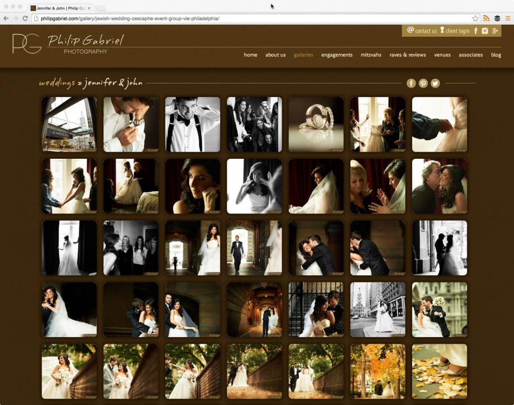 wedding photography image slideshow