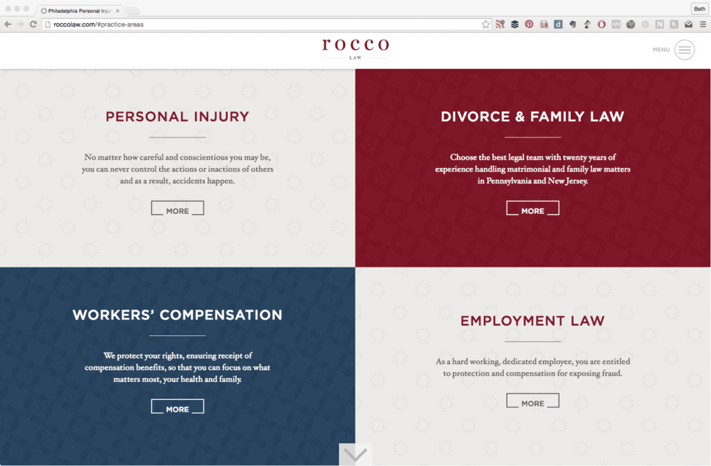 law firm wordpress website design
